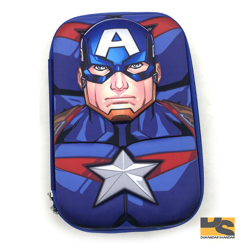 Captain America pencil case Creative school supplies stationery for boys