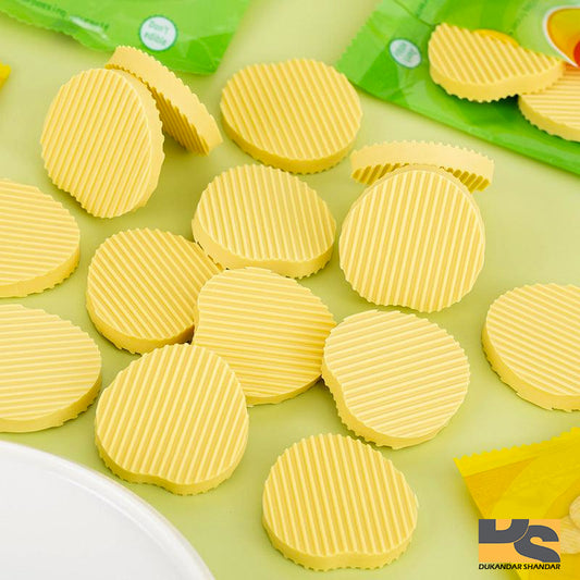 Chips erasers cute stationery items for girls Dukadnar Shandar erasers 4 pcs in pack