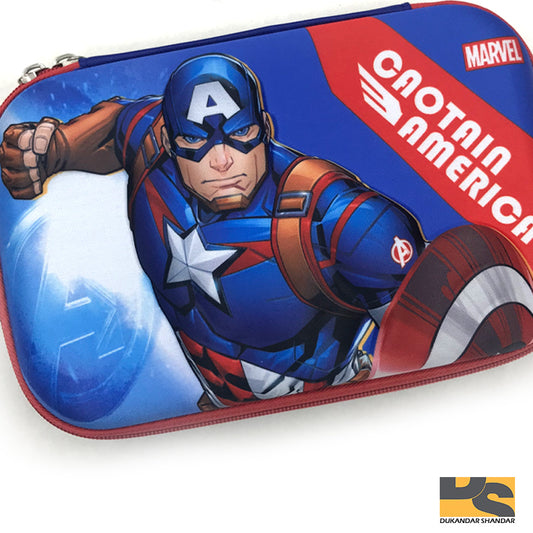 Captain America pencil case Creative school supplies stationery for boys