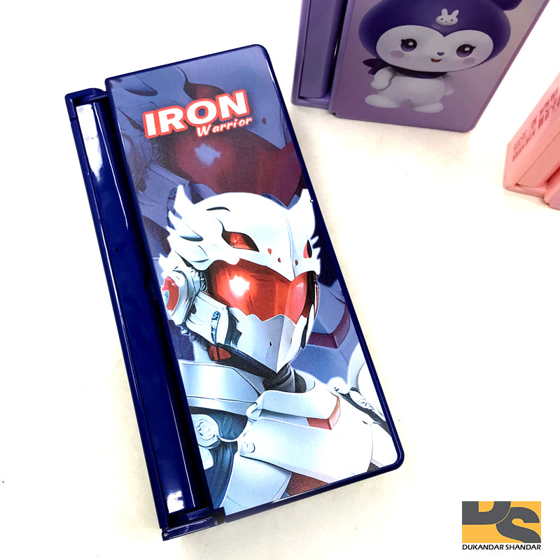 Premium Quality Pencil case Plastic body whiteboard inside with marker combo book holder stand