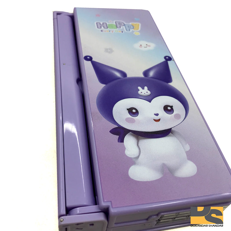 Premium Quality Pencil case Plastic body whiteboard inside with marker combo book holder stand