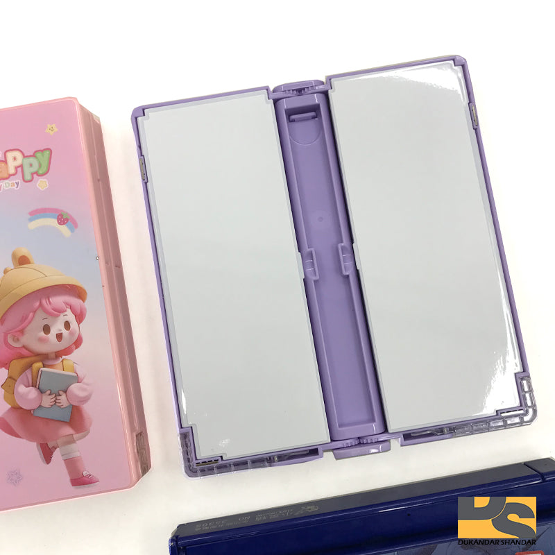 Premium Quality Pencil case Plastic body whiteboard inside with marker combo book holder stand